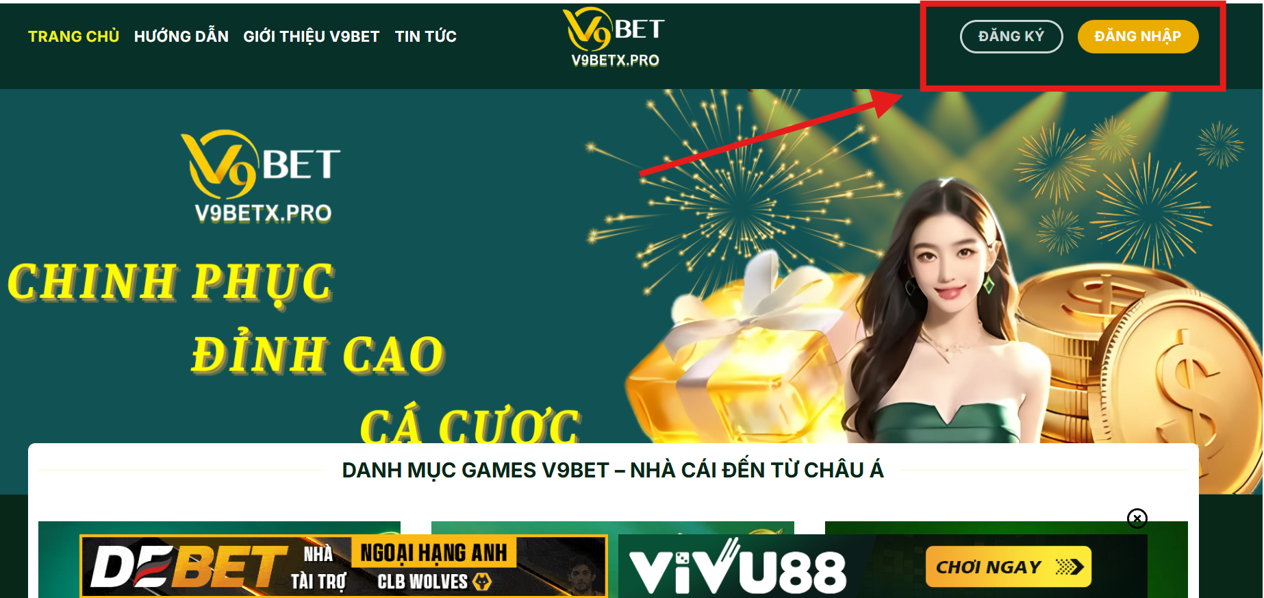 Trang chủ 31 Chơi Cá Cược tại V9BET
