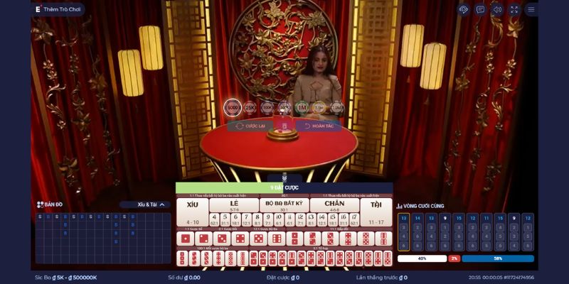 Sicbo là gì? Luật chơi và cách chơi tại V9Bet 3 Bàn cược Sicbo với đa dạng các loại cược